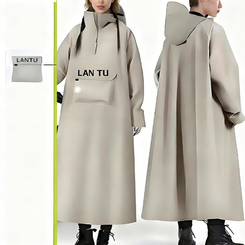 🔥Imperméable long imperméable à capuche pour scooters🌧️