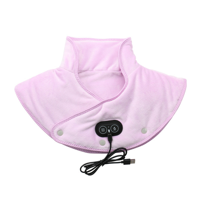 💆‍♀️ 60% DE RÉDUCTION ! ✨ Coussin Chauffant pour Cou et Épaules - Massage Vibrant et Chaleur Apaisante, Léger et Portable pour Maison/Bureau 🏠📦