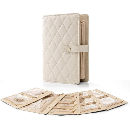 🎁56% DE RÉDUCTION✨Élégant sac de rangement portable à carreaux pour bijoux