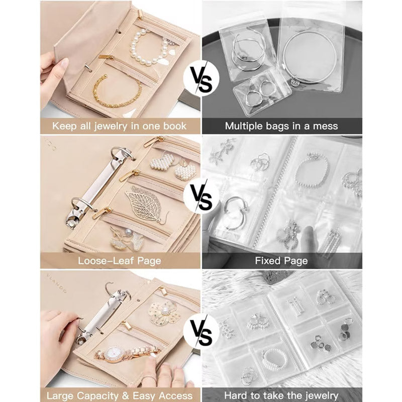 🎁56% DE RÉDUCTION✨Élégant sac de rangement portable à carreaux pour bijoux