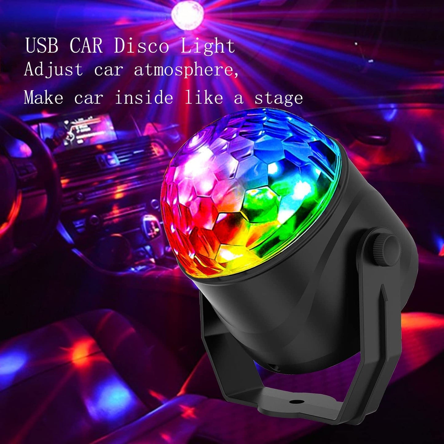 🔥Boule Disco Magique Lumineuse Tournoyante