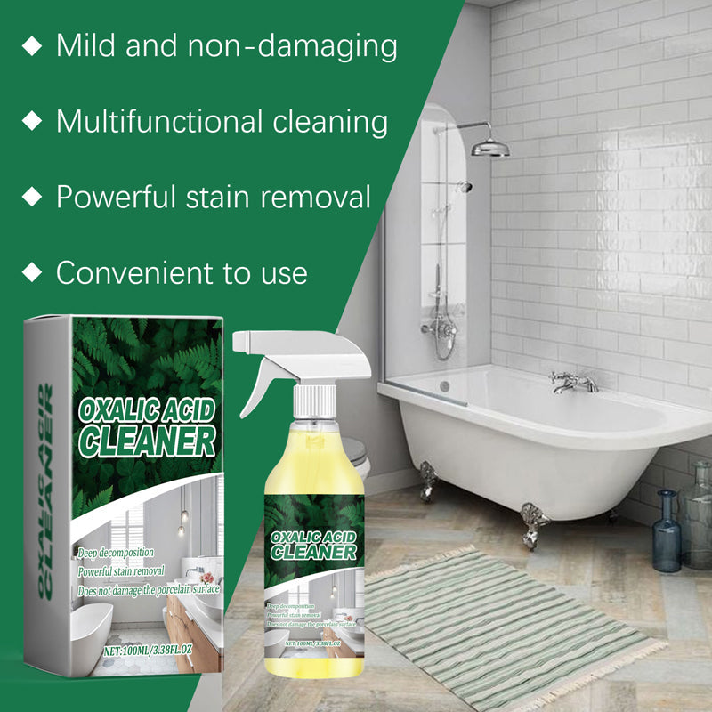 📢⏰ Achetez-en 1, obtenez-en 1 gratuit ! Nettoyant puissant à l'acide oxalique – Élimine les taches tenaces sans endommager les surfaces