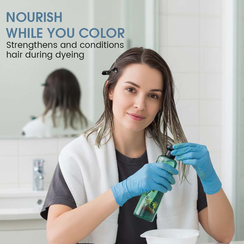 ✨ 50 % de réduction ! Teinture Capillaire Botanique aux Huiles Essentielles – Couleur Longue Durée, Sans Irritation & Nourrissante 🌿🖤