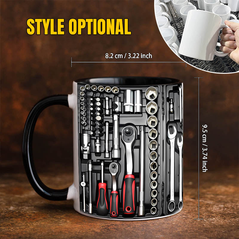 🏆🔨Tasse à café amusante – Coffret à outils pour mécaniciens☕