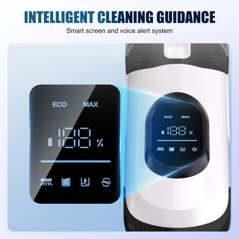 🧹50 % DE RÉDUCTION MAINTENANT ! Aspirateur sans fil pour sol sec et humide : serpillière autonettoyante, légère pour les sols durs et capture les poils d'animaux.🐾✨