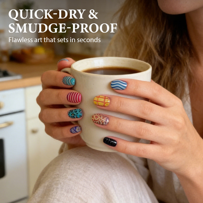👉 Créez des Ongles de Pro à la Maison – 12 Stylos Ultra-Précis pour Nail Art Parfait