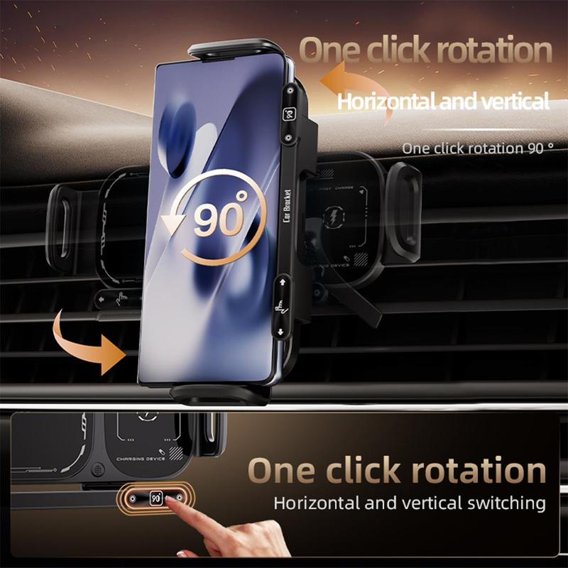 🔥New Year's Special Offer:50% OFF⚡15W Wireless Fast-Charging Car Phone Mount for Foldable & Regular Smartphones
