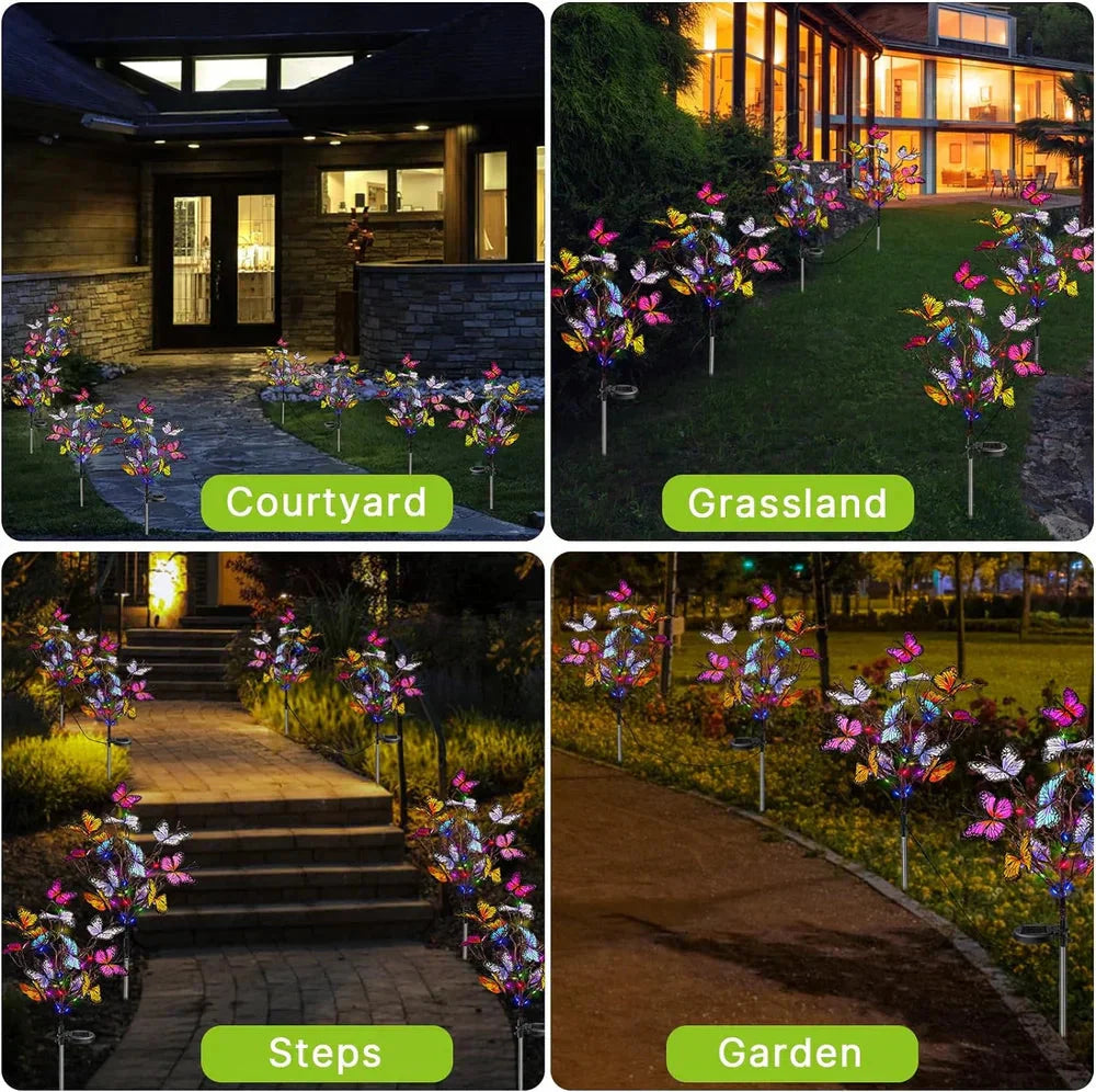 🦋Lampes papillons solaires étanches pour l'extérieur💖