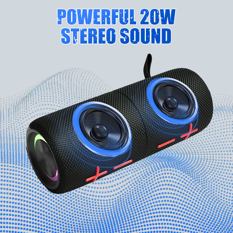 Enceinte Bluetooth magnétique 2 en 1 à double division
