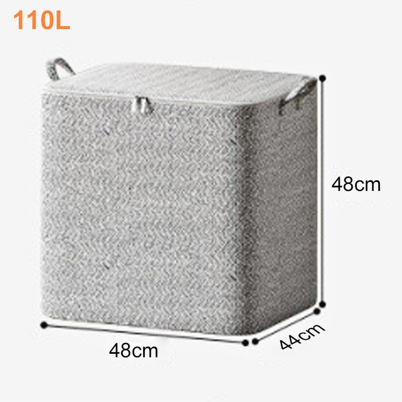 📦 50% DE RÉDUCTION ! 🛏️ Boîte de Rangement Extra-Large – Jusqu‘à 220L, Avec Couvercle & Idéale pour Couvertures/Vêtements ✨