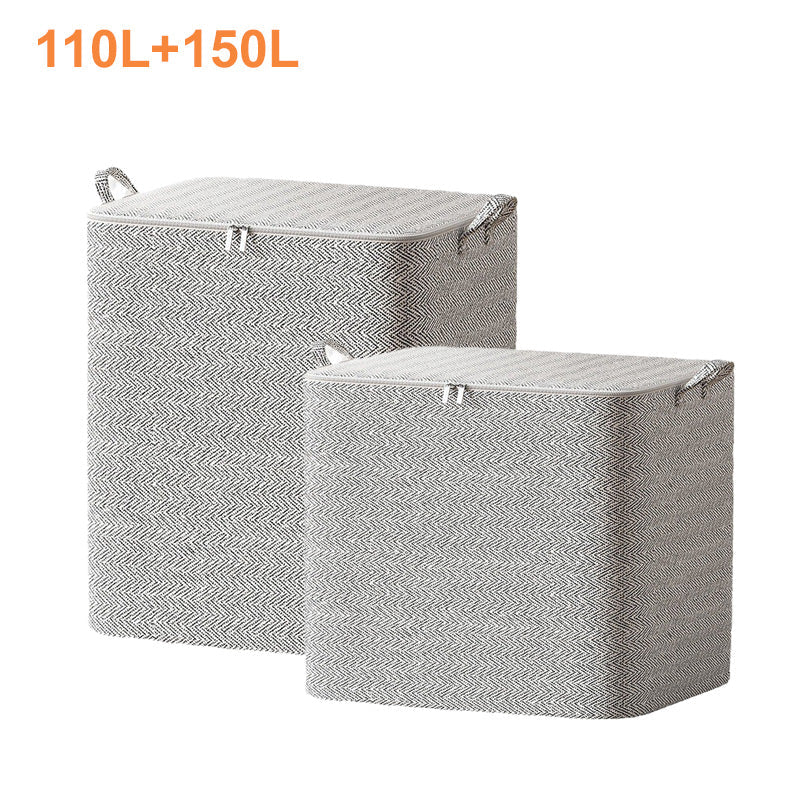 📦 50% DE RÉDUCTION ! 🛏️ Boîte de Rangement Extra-Large – Jusqu‘à 220L, Avec Couvercle & Idéale pour Couvertures/Vêtements ✨