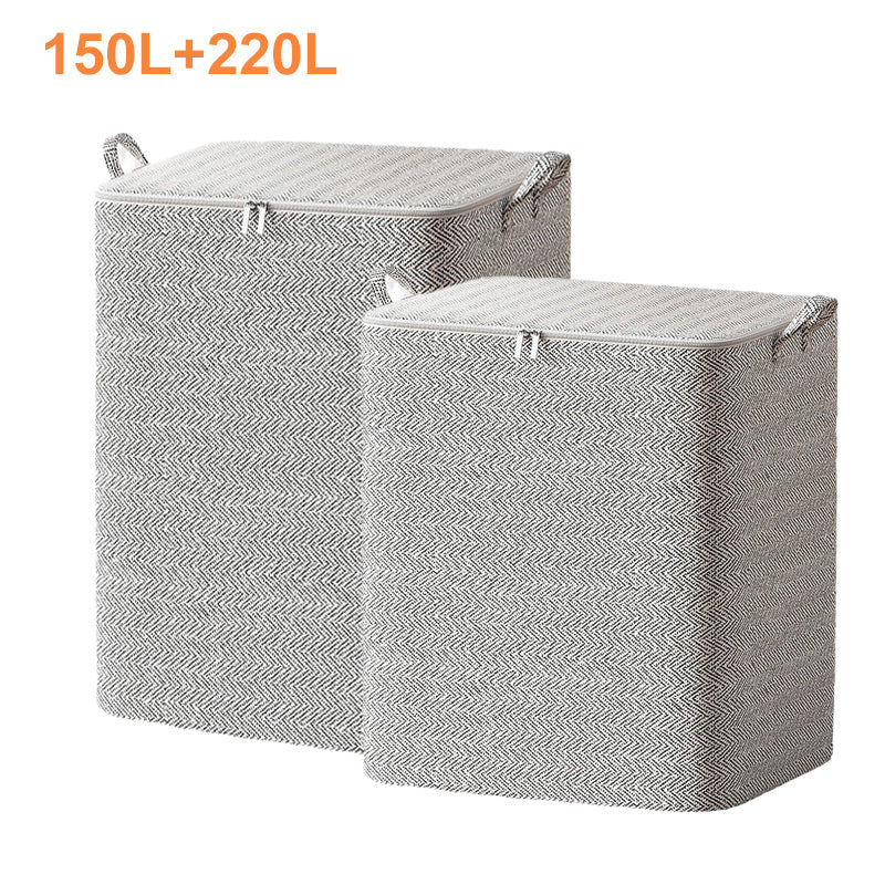 📦 50% DE RÉDUCTION ! 🛏️ Boîte de Rangement Extra-Large – Jusqu‘à 220L, Avec Couvercle & Idéale pour Couvertures/Vêtements ✨
