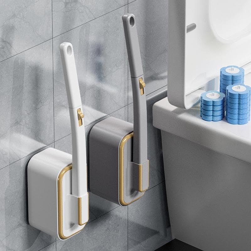 🏆PRIX SPÉCIAL DE LA SEMAINE !!✨Ensemble innovant de brosses de toilettes à fixation murale 🚽