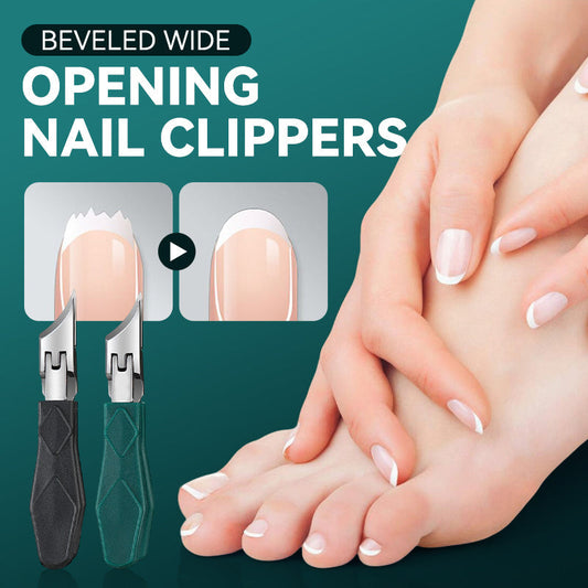 Coupe-Ongles Biseauté à Ouverture Large – Coupe Précise et Facile pour Tous Types d'Ongles