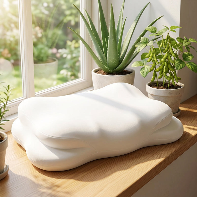 🌿 Oreiller Bio à Mémoire de Forme – Confort Ergonomique et Récupération Profonde !Remise de 60%！