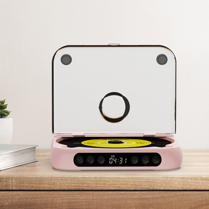 Mini lecteur CD portable｜Design rétro + Bluetooth 5.3｜Son haute fidélité pour une écoute tout au long de la journée