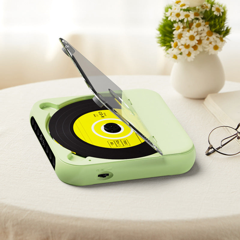 Mini lecteur CD portable｜Design rétro + Bluetooth 5.3｜Son haute fidélité pour une écoute tout au long de la journée