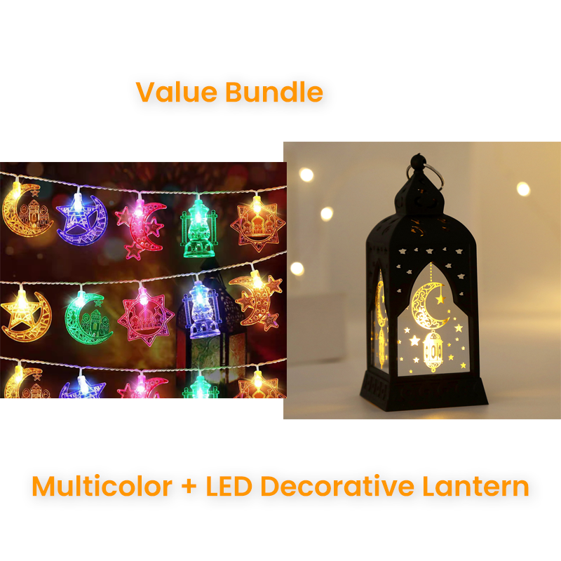 ✨ Guirlande Lumineuse LED Ramadan &amp; Eid – Décoration Festive et Chaleureuse ✨