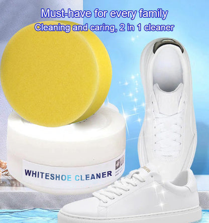 Nettoyant pour chaussures blanc multifonctionnel