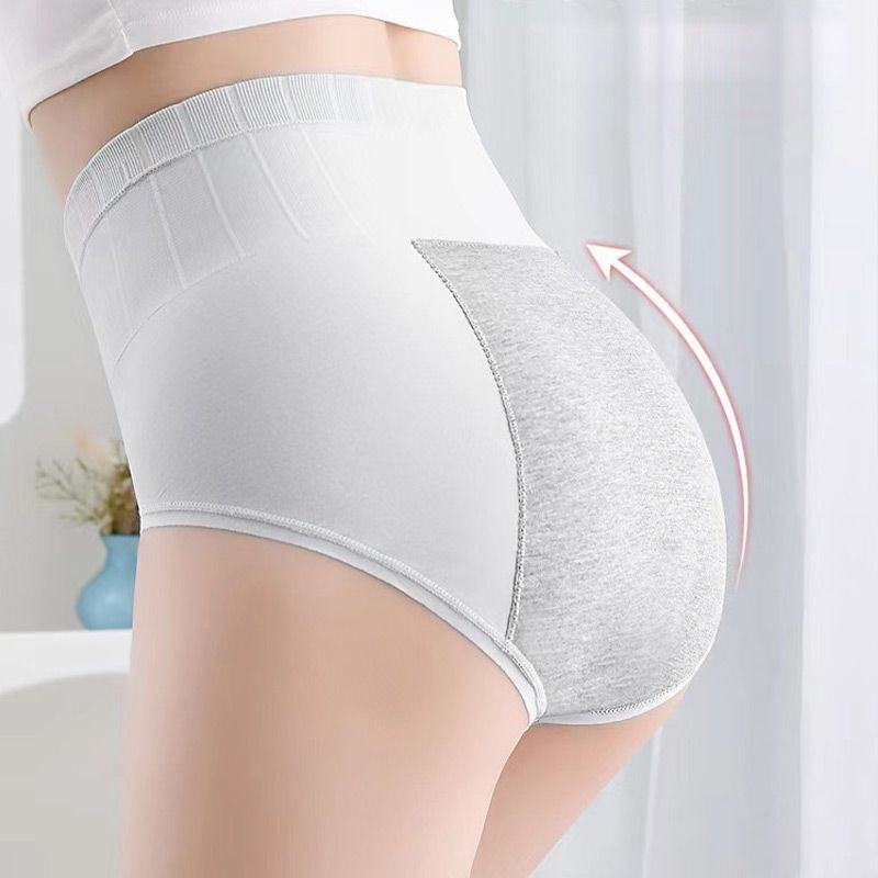 Culotte taille haute élargie anti-fuites pour femmes