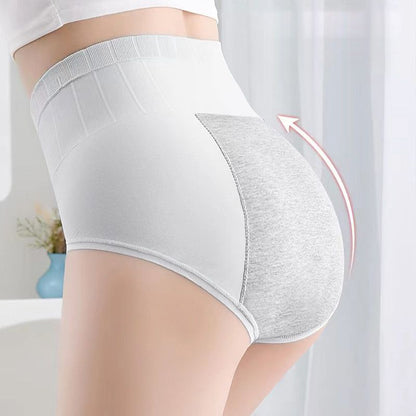 Culotte taille haute élargie anti-fuites pour femmes