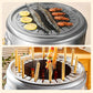 Seau barbecue non - fumeur en acier inoxydable