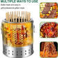 Seau barbecue non - fumeur en acier inoxydable