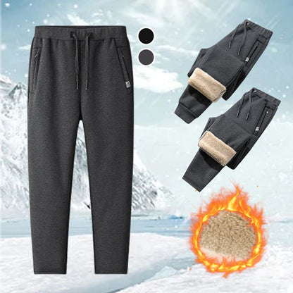 🎅🔥 Vente chaude $39.99 ⛄🎊 Pantalons de jogging en cachemire Thermal faux pour hommes (50% off)