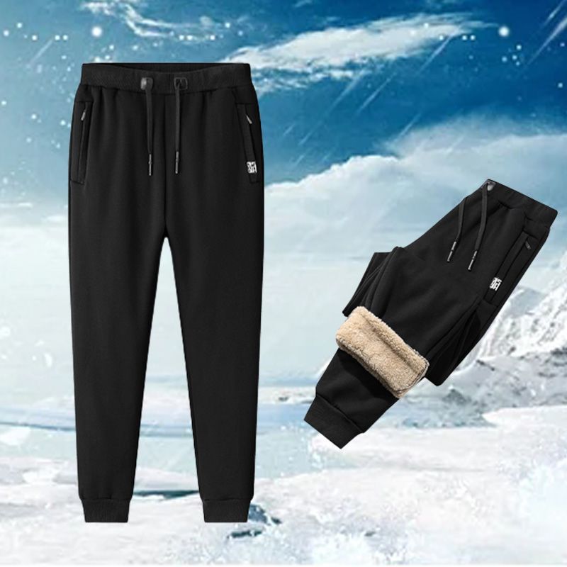 🎅🔥 Vente chaude $39.99 ⛄🎊 Pantalons de jogging en cachemire Thermal faux pour hommes (50% off)