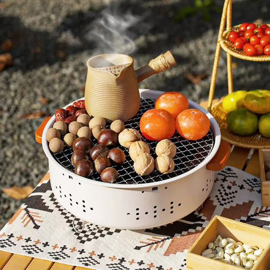 🎅🎊 Noël pré - vente - 50% off 🎊⛄--Barbecue de camping extérieur portable 3 en 1