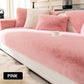 Tapis de canapé en vison artificiel de luxe