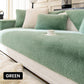 Tapis de canapé en vison artificiel de luxe